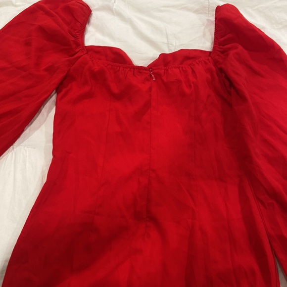 Red Mini Dress - Picture 7 of 7